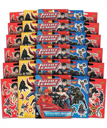 DC Justice League Sticker Set for Kids Teens Adults - Bundle with 6 Justice League Sticker Books with Over 600 Stickers (Supe...