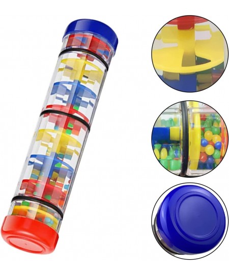 3 Size Rain Stick Musical Sensory Toys Rattle Tube Rain Shaker Musical Sensory Auditory Instruments for Adults and Kids(12/8/...