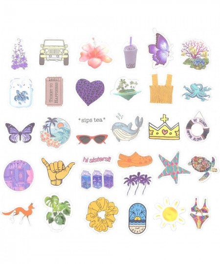 146 PCS VSCO Stickers Vinyl Trendy Aesthetic Sticker (VSCO Beach) $13.85 - Kids' Stickers