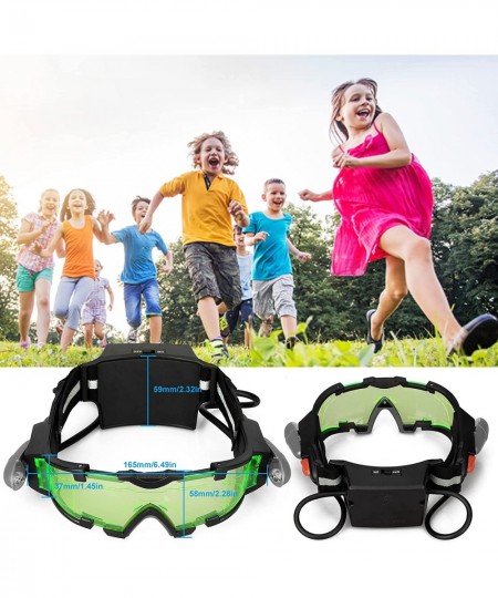 Kids Night Vision Goggles Adjustable Spy Gear Night Mission Goggles with Flip-Out Lights Green Lens $26.71 - Toy Electronic S...