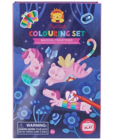 Colouring Set – Magical Creatures Blue $42.78 - Play Figure Playsets