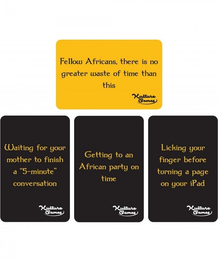 You Know You are African When... $49.98 - Card Games