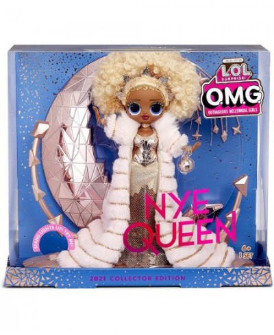 LOL Surprise Holiday OMG 2021 Collector NYE Queen Fashion Doll with Gold Fashions Accessories New Year's Celebration Outfit L...