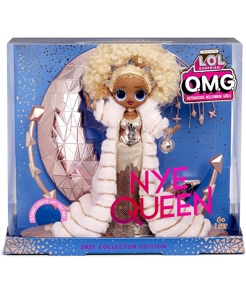 LOL Surprise Holiday OMG 2021 Collector NYE Queen Fashion Doll with Gold Fashions Accessories New Year's Celebration Outfit L...