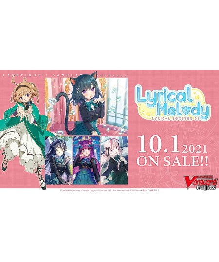 Cardfight Vanguard Overdress: Lyrical Melody Booster Box Pink (VGE-D-LBT01) $56.35 - Card Games