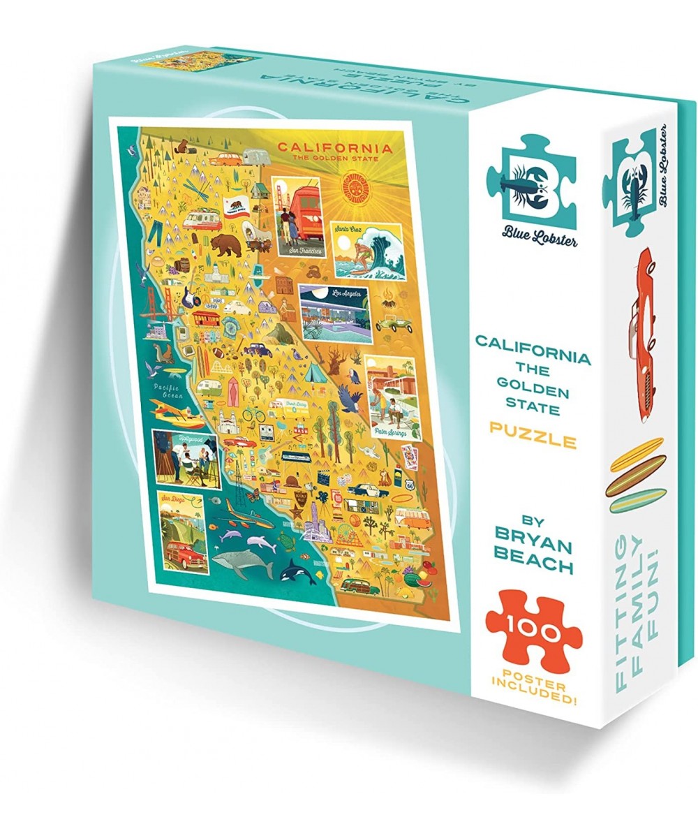 100 Piece Puzzle (California: The Golden State) $24.64 - Jigsaw Puzzles