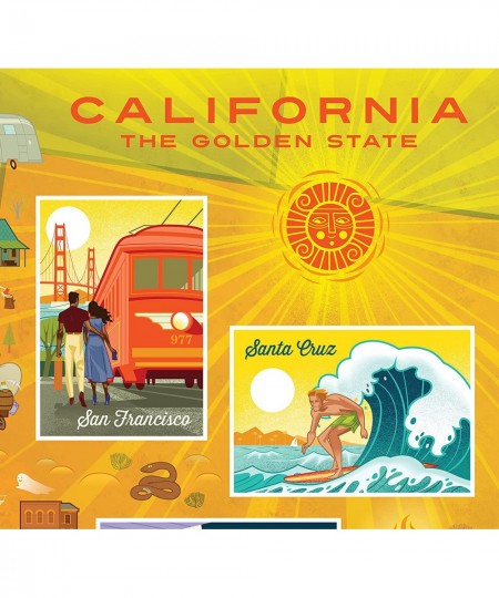 100 Piece Puzzle (California: The Golden State) $24.64 - Jigsaw Puzzles