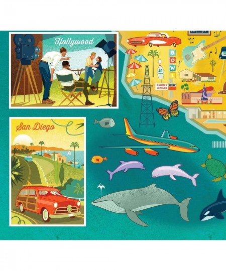 100 Piece Puzzle (California: The Golden State) $24.64 - Jigsaw Puzzles