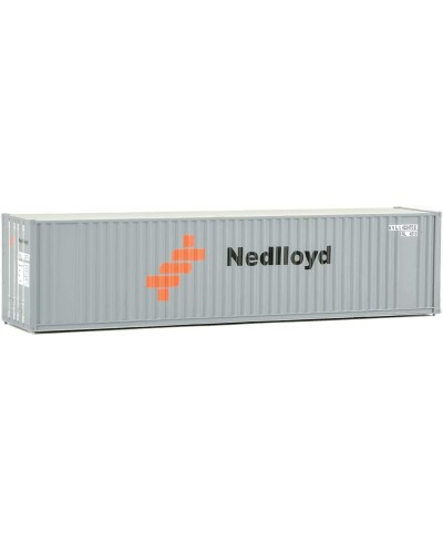 HO Scale Model of Nedlloyd (Gray Orange Black) 40' Hi Cube Corrugated Container W/Flat Roof 949-8219 $21.32 - Toy Vehicle Pla...