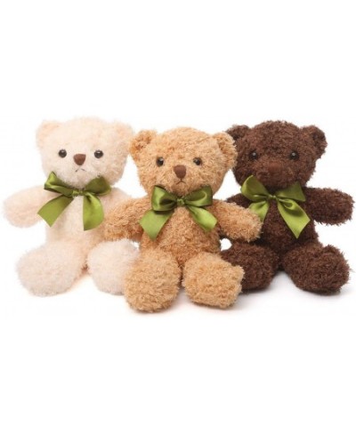 Toys Studio 3-Pack Teddy Bear - 3 Colors Cute Stuffed Animals with Bow Ties Plush Toys 10 Inch (White Brown Dark Brown) $40.5...