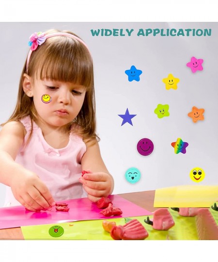 4980PCS Stickers(60 Sheet)Smiley face Stickers and Star Stickers (Random six Styles) Teachers Children and Parents' Reward St...