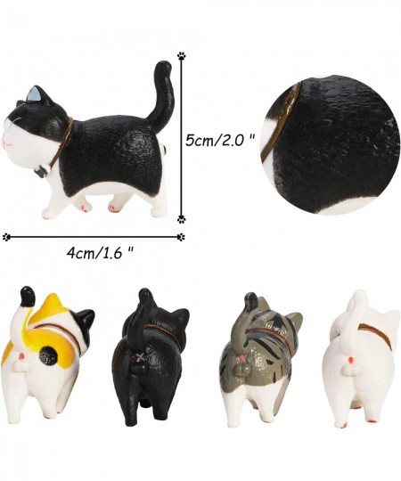 9PCS Realistic Cat Figurines Educational Kitty Figures Toy Set Kitten Easter Eggs Cake Topper Christmas Birthday Gift for Cat...