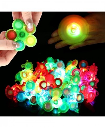 20 Packs Glow Party Favors for Kids 4-8 8-12 LED Pop Lights Up Ring Valentines Day Gifts Glow in The Dark Party Supplies Trea...