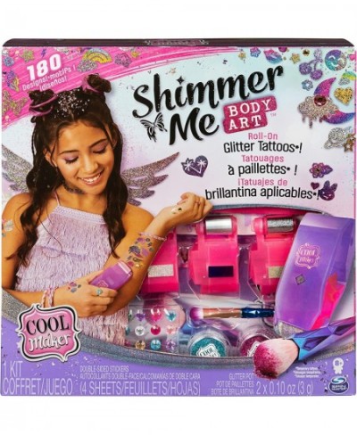 Cool Maker Shimmer Me Body Art with Roller 4 Metallic Foils and 180 Designs Temporary Tattoo Kids Toys for Ages 8 and up $35....