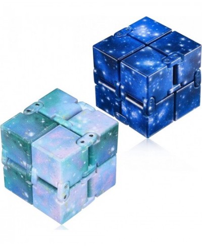 Anubis 2Pc Infinity Cube - Anxiety Stress Relief Fidget Cube Pack Fidget Finger Toys Cube for ADD ADHD Killing Time Galaxy Sp...