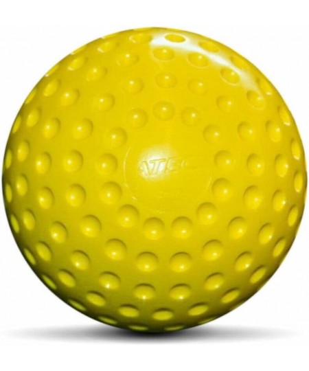 Dunking Booth Throwing Ball | 4" Inch Diameter | Yellow Poly Plastic with Dimples for Grip | (1) Ball $44.25 - Kickballs & Pl...