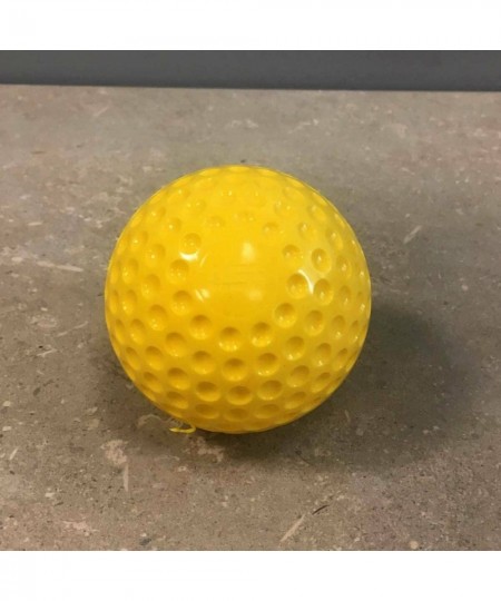 Dunking Booth Throwing Ball | 4" Inch Diameter | Yellow Poly Plastic with Dimples for Grip | (1) Ball $44.25 - Kickballs & Pl...