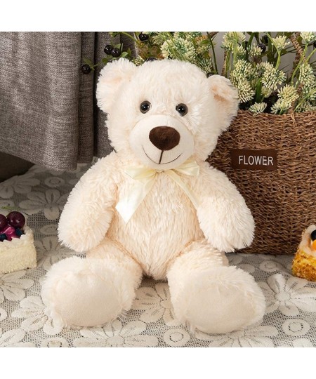 3 Packs Teddy Bear Stuffed Animals Plush - 13.7 Inches Height Cute Plush Toys in 3 Color Light Brown Dark Brown White Teddy B...