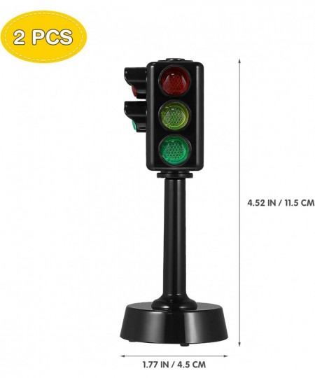 2pcs Traffic Light Toy Mini Traffic Signals Lamp Toy Traffic Sign Model for Kids Educational Toy $21.17 - Toy Vehicle Playsets