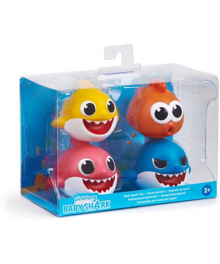 Pinkfong Baby Shark Bath Squirt Toy - 4 Pack $33.48 - Bathtub Toys