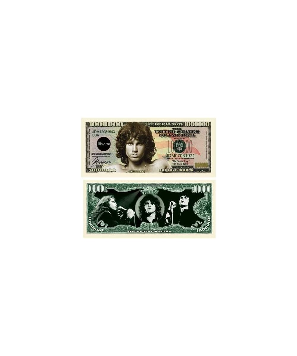 Jim Morrison - The Doors Million Dollar Bill - (Pack of 25) - Best Gift for Fans of The Doors $22.18 - Gags & Practical Joke ...