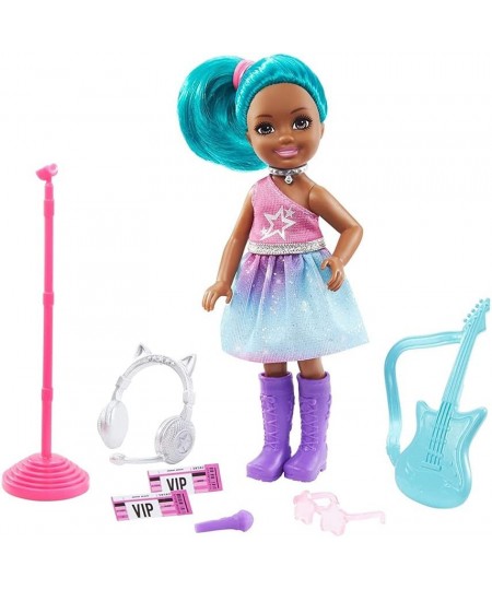 Chelsea Can Be Playset with Blonde Chelsea Builder Doll (6-in) Hard Hat Tool Belt Goggles Saw Hammer Wrench Toolbox Great Gif...