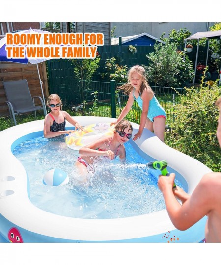 Inflatable Swimming Pool - Upgraded Thickened Kiddie Pool Blow up Pool for Kids Adults Baby Full-Sized Family Lounge Pool Toy...