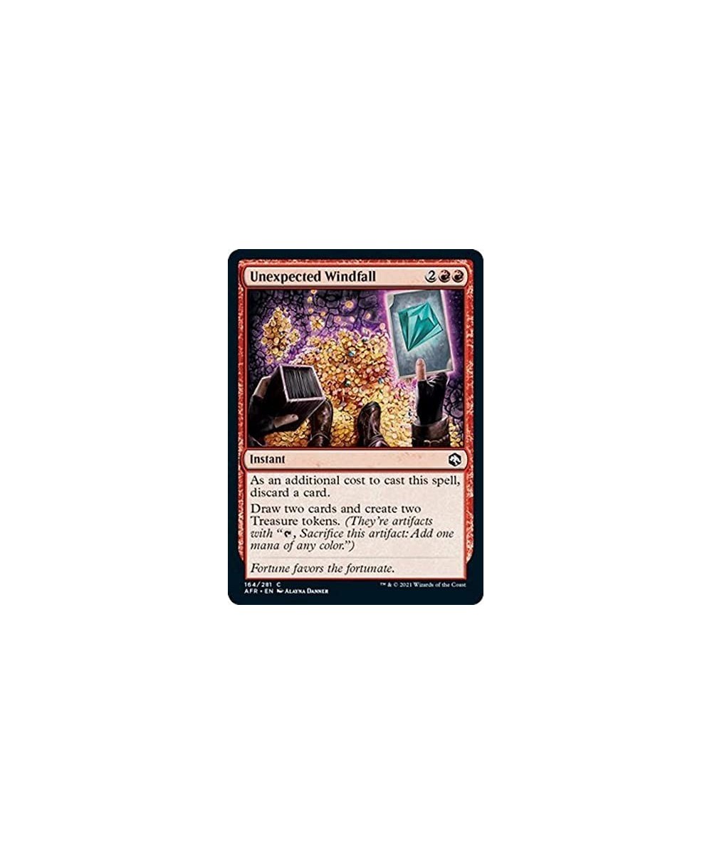 Magic: the Gathering - Unexpected Windfall (164) - Foil - Adventures in The Forgotten Realms $11.24 - Trading Cards & Accesso...