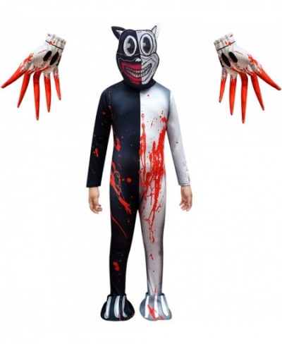 Kids Cartoon Cat Costume Boys Halloween Jumpsuits Horror Monster Cosplay Dress Up $47.76 - Kids' Costumes