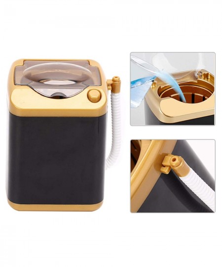 Mini Washing Machine Cleansing Machine Children Toy Gift Electric Mini Washing Machine Cosmetic Tool (Golden) $22.58 - Toy Ho...