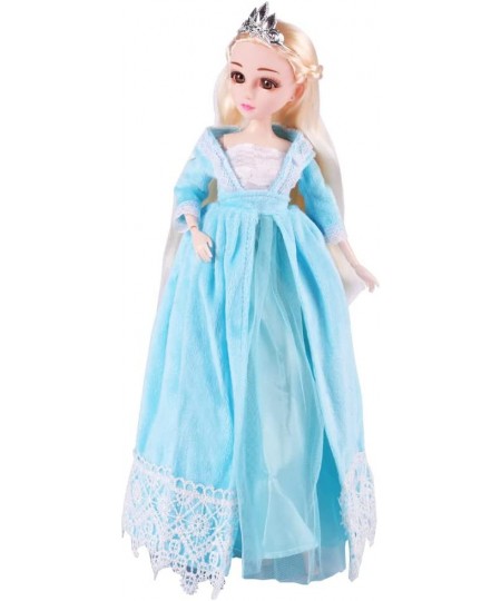 Fashion Princess Dolls Shimmer Elsa Doll Skirt Shoes and Long Blonde Hair Toy for Kids 3 Years Old and Up $28.85 - Dolls