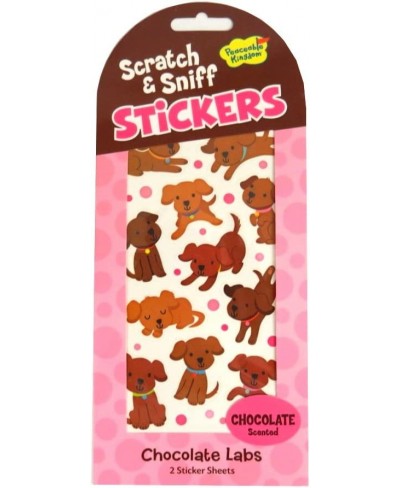 Chocolate Labs Scratch/Sniff Sticker Pack $15.85 - Kids' Stickers