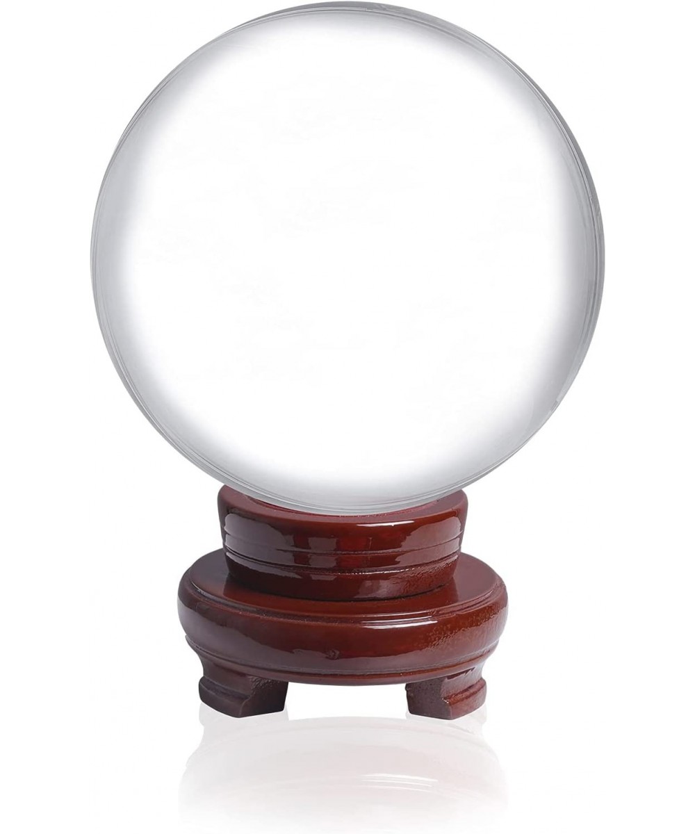 100mm (3.9 inch) Clear Crystal Ball for Photography Fortune Telling Free Wooden Stand with Gift Pakcing $43.66 - Fortune Tell...