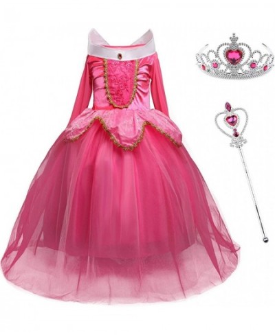 Girls Princess Costume Sleeping Beauty Girls Fancy Party Dress Halloween Dress Up Outfit $40.11 - Kids' Costumes