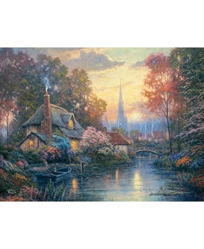 Thomas Kinkade - Nanette's Cottage Puzzle - 1500 Piece Jigsaw Puzzle $25.14 - Jigsaw Puzzles