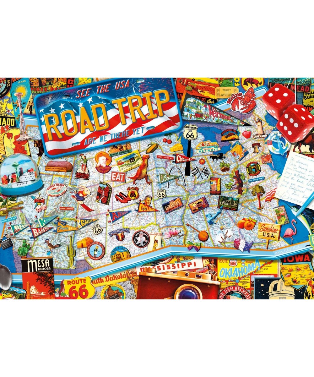 Road Trip - 300 Large Piece Jigsaw Puzzle $16.97 - Jigsaw Puzzles