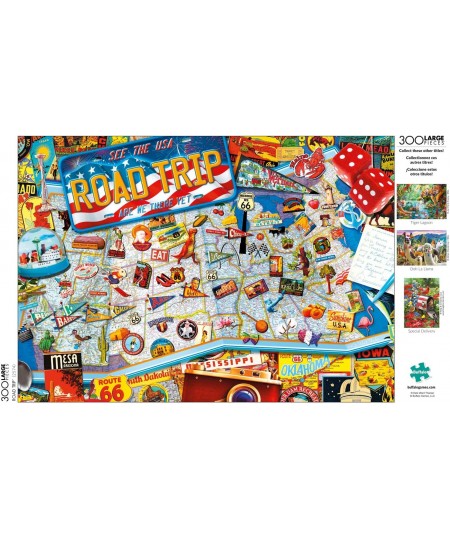 Road Trip - 300 Large Piece Jigsaw Puzzle $16.97 - Jigsaw Puzzles