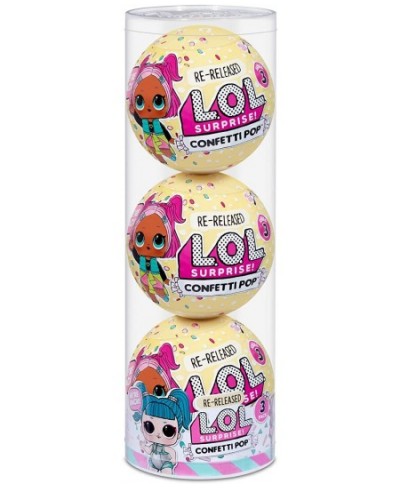 Confetti Pop 3 Pack Glamstronaut – 3 Re-Released Dolls Each with 9 Surprises (571964) $68.38 - Dolls