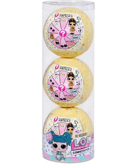 Confetti Pop 3 Pack Glamstronaut – 3 Re-Released Dolls Each with 9 Surprises (571964) $68.38 - Dolls