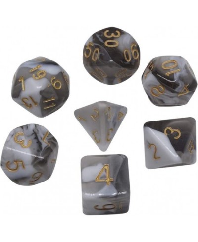 1 Set Polyhedral Dice Set Polyhedral 7-Die Dice Set Dice Set Polyhedral Game Dice Set of D4 D6 D8 D10 D% D12 D20 Compatible w...