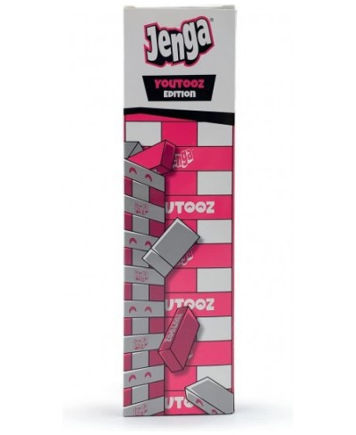 Youtooz Jenga Edition Tower Block Stacking Game Classic Game in Youtooz Pink and White Edition - by Youtooz Collectibles $51....