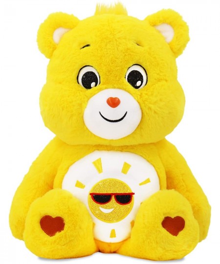 18" Plush - Funshine Bear with Glitter Belly Badge - Soft Huggable Material! $33.89 - Stuffed Animals & Teddy Bears