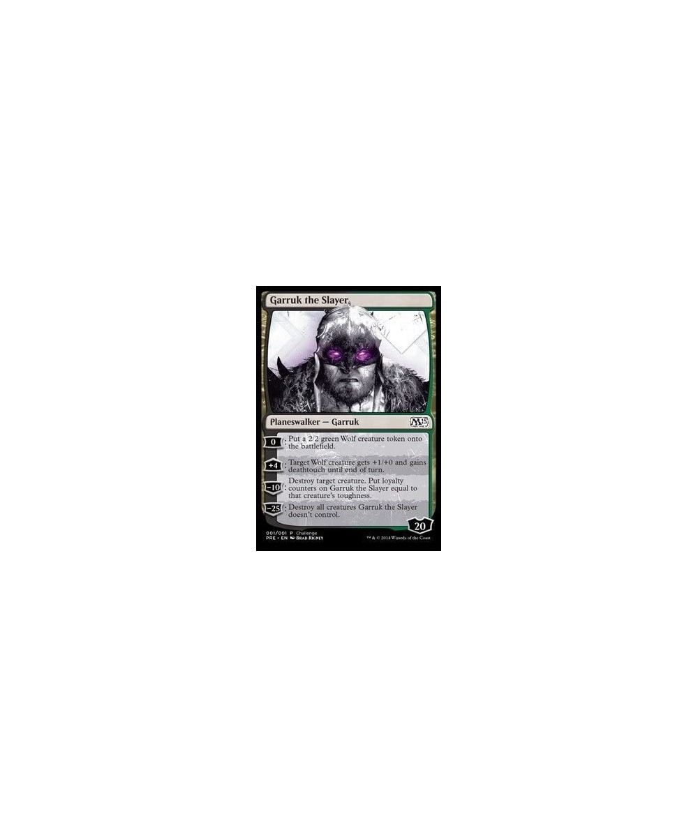 Magic: the Gathering - Garruk the Slayer (001/001) - Oversize Promo $16.77 - Card Games