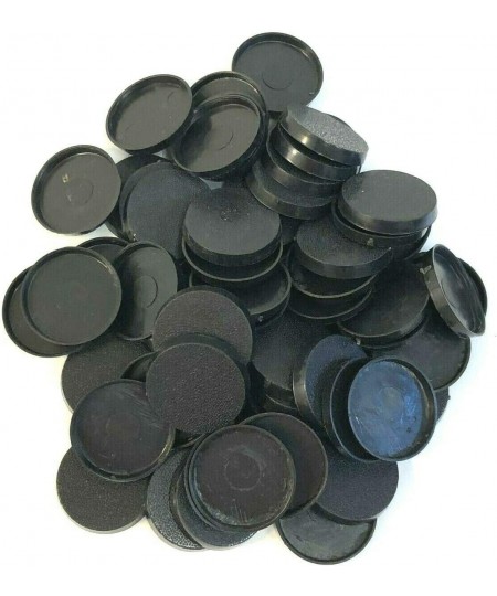 Lot of 60 25mm Round Bases for Warhammer 40k & AoS Games Workshop Wargame Bitz $14.90 - Game Accessories