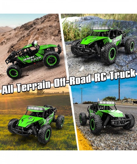 Remote Control Car 1/16 Scale Off-Road RC Car Remote Control Monster Truck High Speed Racing Car All Terrain RC Vehicle Toy G...