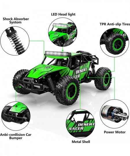 Remote Control Car 1/16 Scale Off-Road RC Car Remote Control Monster Truck High Speed Racing Car All Terrain RC Vehicle Toy G...