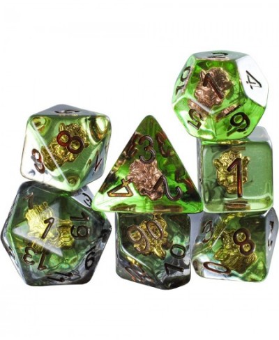 Forest of Druid DND Dice Set for Dungeons and Dragons Gifts D&D D and D Pathfinder Accessories D20 Polyhedral Resin Dice Meta...