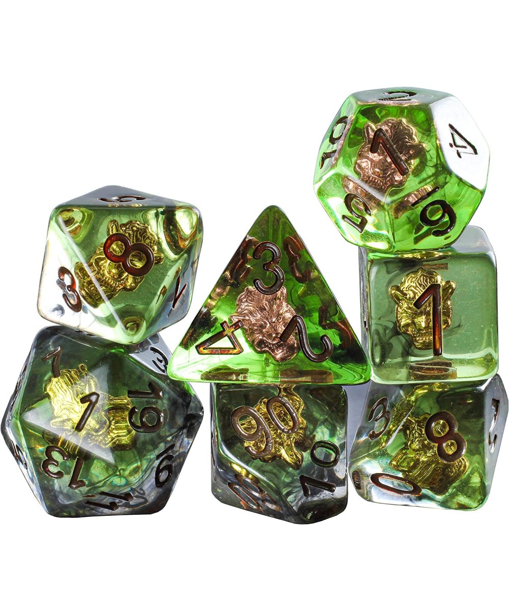 Forest of Druid DND Dice Set for Dungeons and Dragons Gifts D&D D and D Pathfinder Accessories D20 Polyhedral Resin Dice Meta...