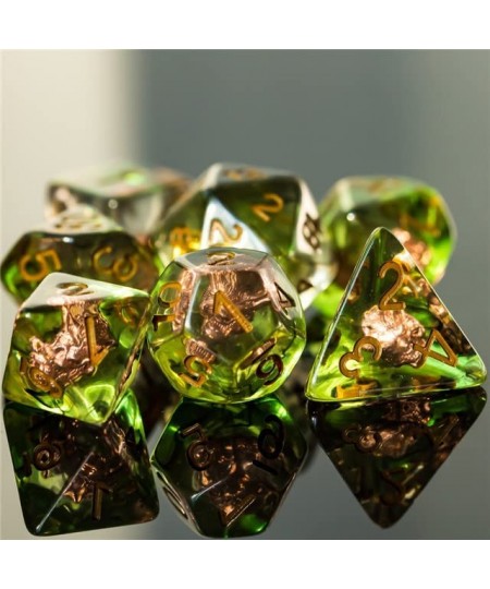 Forest of Druid DND Dice Set for Dungeons and Dragons Gifts D&D D and D Pathfinder Accessories D20 Polyhedral Resin Dice Meta...