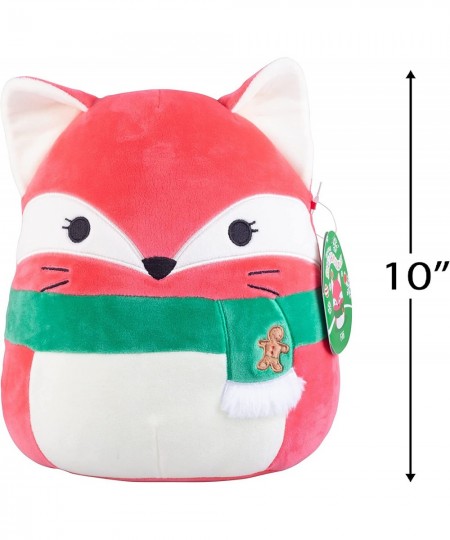 Squishmallow 10" FiFi The Fox Christmas Plush - Official Kellytoy Holiday Plush - Adorable Squishy Soft Fox Stuffed Animal To...